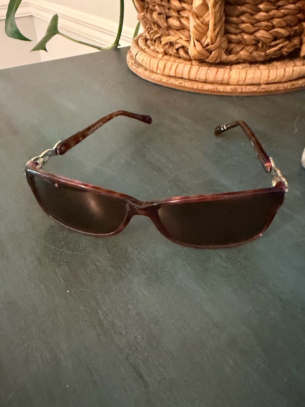 Brighton sunglasses. Amber with silver color accents